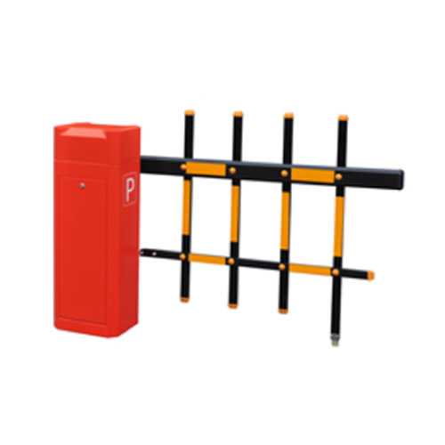 桔色柵欄桿道閘